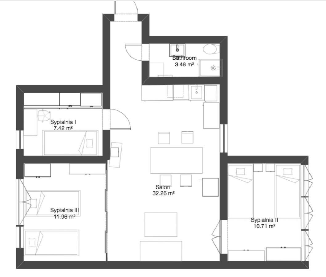 Sunhouse 300 M Beach, 50 M Monte Cassino Apartment Sopot